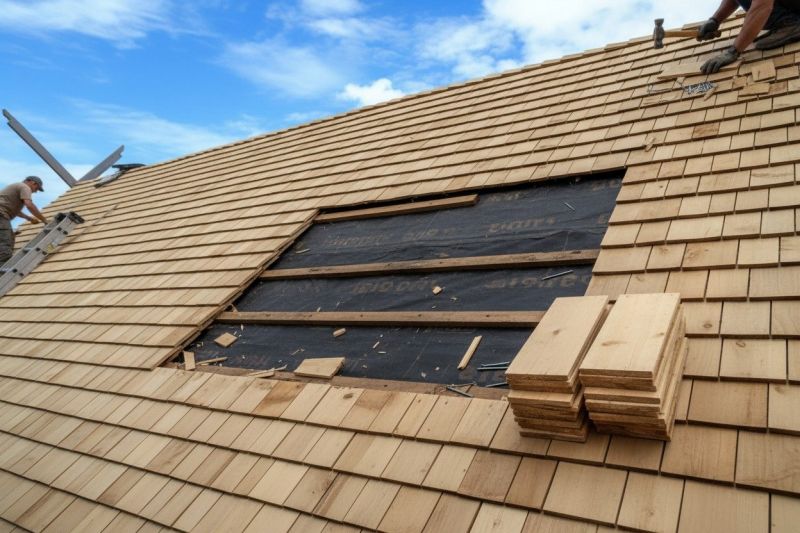 Shake Shingle Repair detail